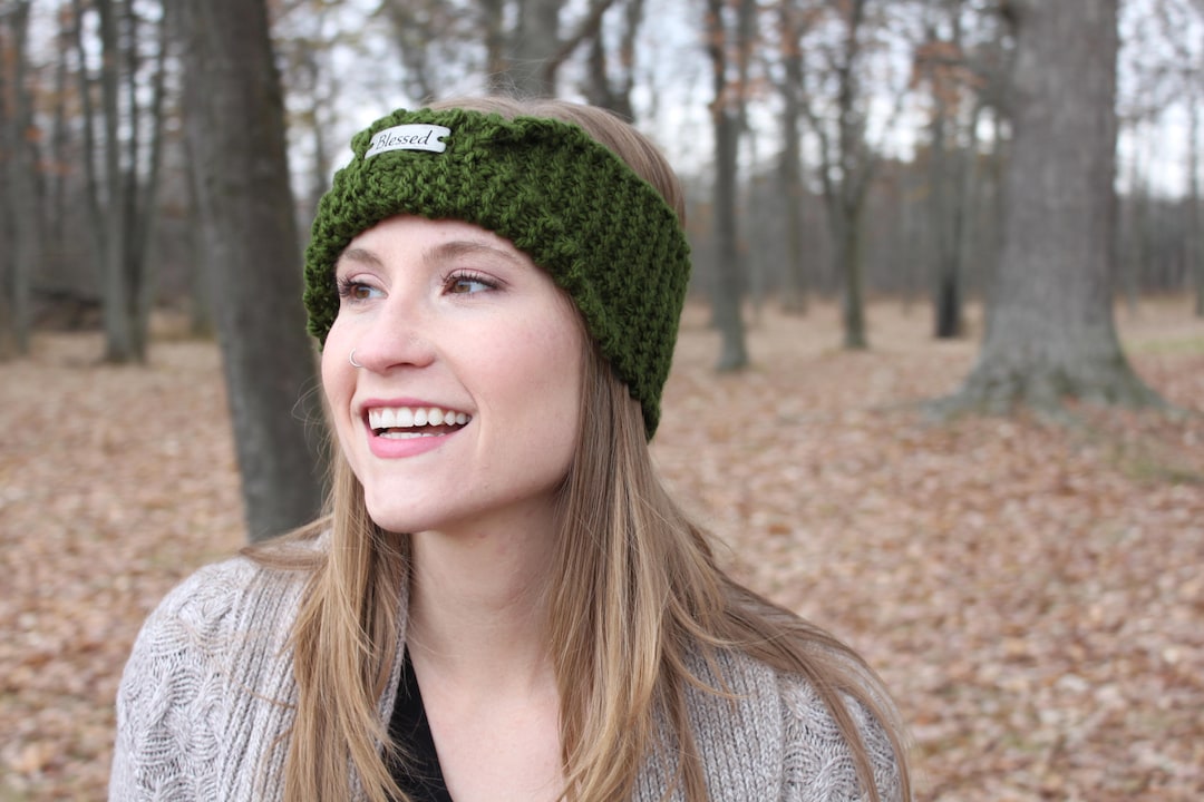 Knitting Pattern for Birmingham Blessed Headband Chunky Knit Etsy