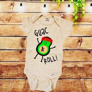 Guac & Roll Avocado Baby Bodysuit