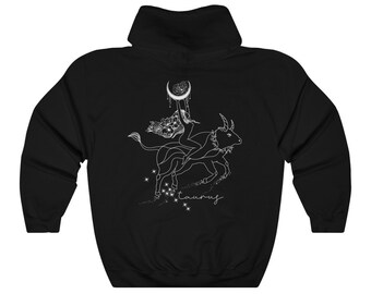 Taurus Hoodie Aesthetic Hoodie Fine Line Botanical Shirt Astrology Sweatshirt Witchy Hoodie Celestial Horoscope Zodiac Hoodie Sweatshirt