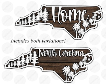 North Carolina Laser Svg | DFX | EPS | PNG | North Carolina Home Svg | North Carolina Art | North Carolina Mountains | State Laser Svg