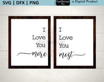 Free Free Love You More Keychains Svg