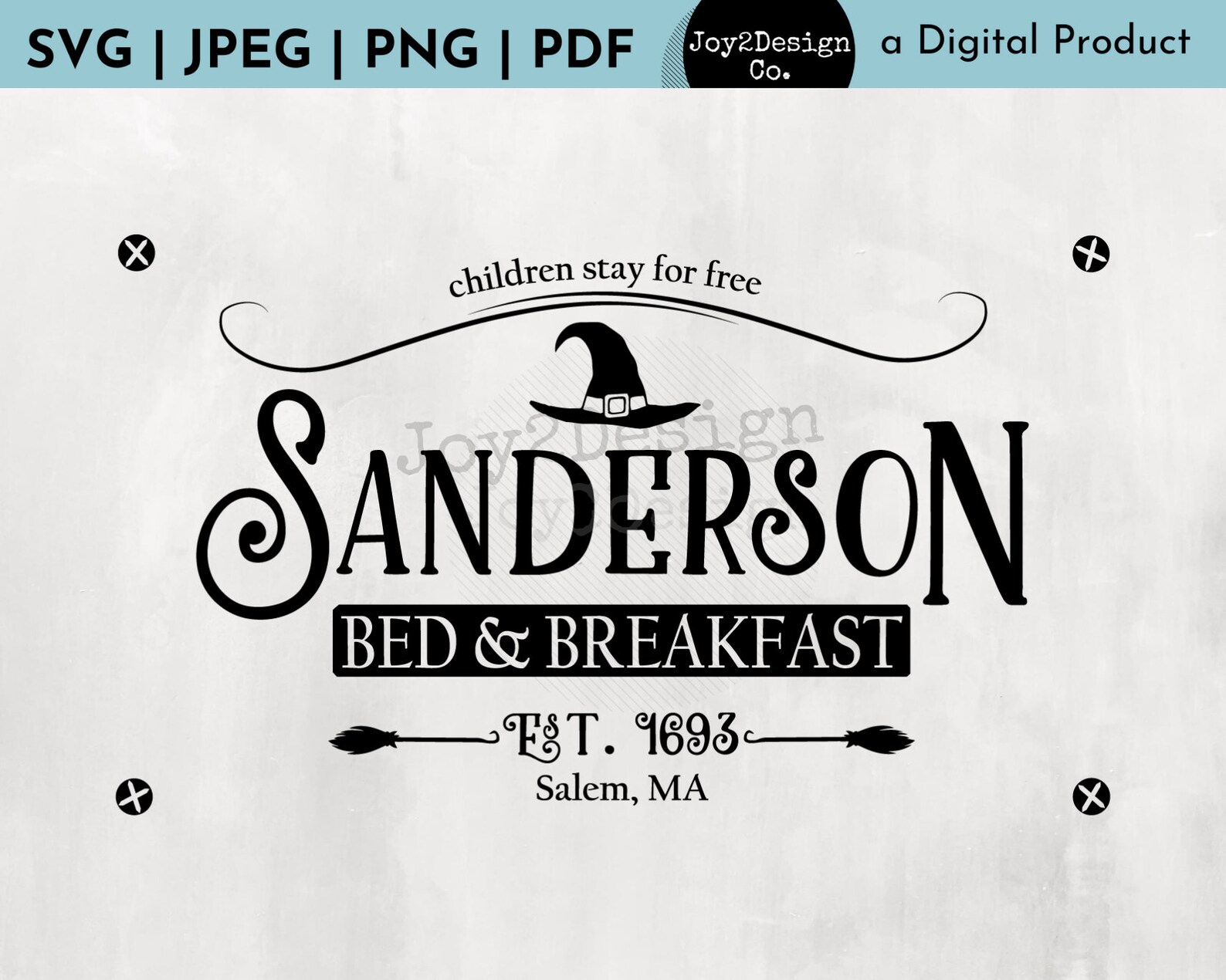 Sanderson Sisters Bed and Breakfast SVG/PDF/PNG/Jpeg | Etsy