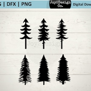 Pino SVG / DFX / PNG / Árbol de pino de Navidad svg / Clipart de pino
