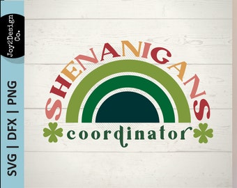 Shenanigans Coordinator Svg, Shenanigans Svg, Party Planner Svg, Téléchargement numérique, Cricut et Silhouette Cut File