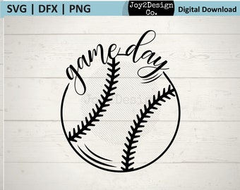 Game Day SVG | DFX | PNG | Baseball Tshirt Svg | Baseball Svg | Digital Download