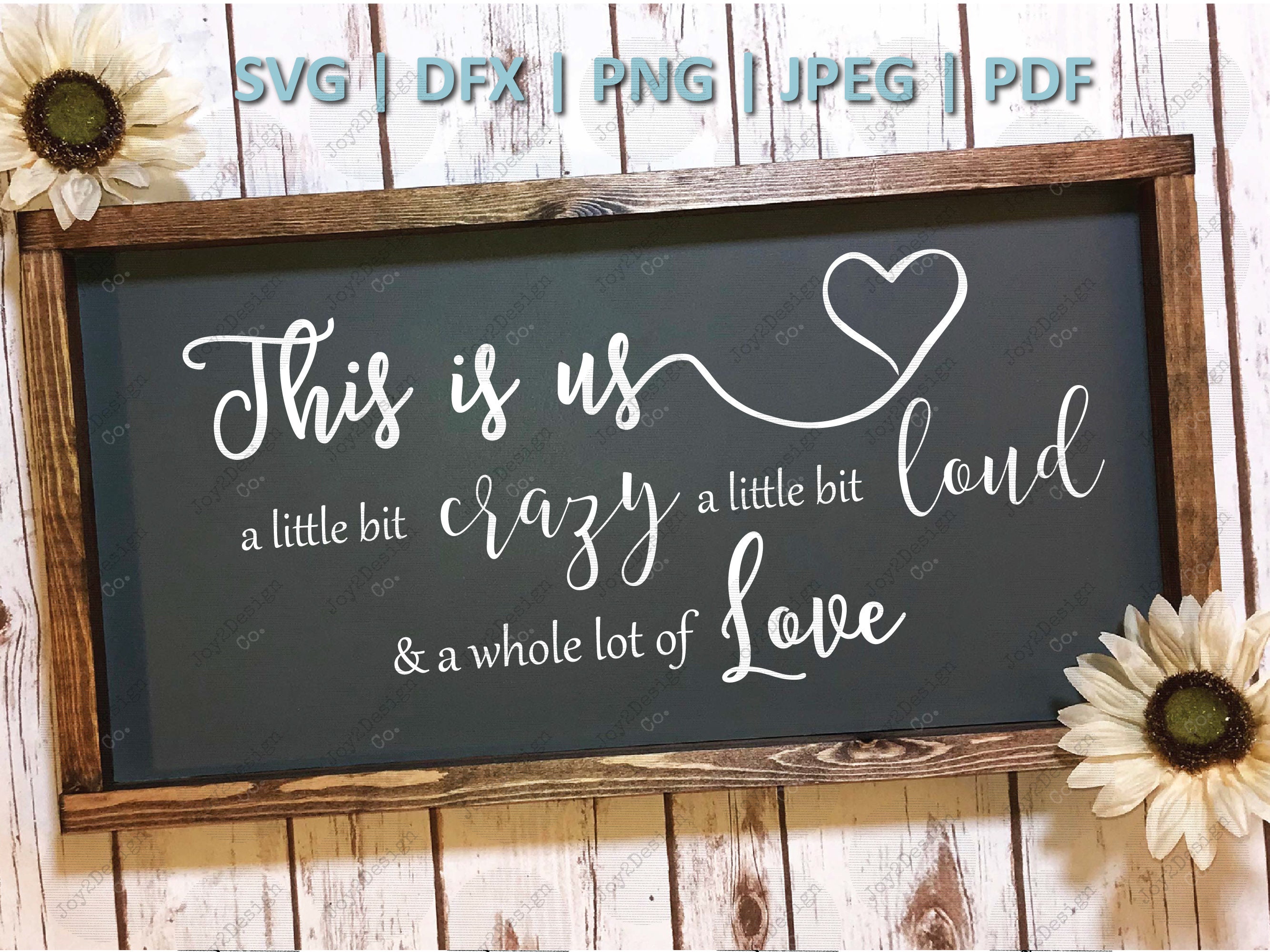 This is Us Svg A Little Bit Crazy a Little Bit Loud and a Etsy