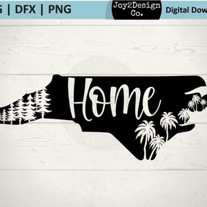 North Carolina Svg | DFX | PNG | North Carolina State Cut File for Cricut or Silhouette