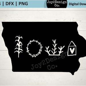 Iowa Svg | Iowa State SVG | DFX | PNG