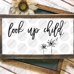 Look Up Child SVG | Lauren Daigle Svg / PDF / PNG / Dfx | Christian Nursery svg