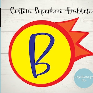 Custom Superhero SVG | DFX | PNG | Superhero Decal Svg | Superhero Emblem Svg | Be Your Own Hero Svg | Superhero Sticker Svg
