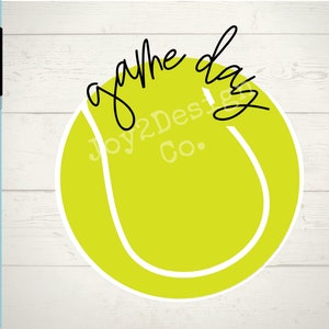Game Day SVG | DFX | PNG | Tennis Tshirt Svg | Tennis Svg | Tennis Ball Svg | Tennis Game Day Svg