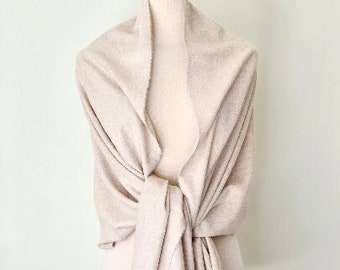 Luxurious Cozy Knit Scarf shawl wrap blanket throw, timeless large pashmina shawl scarf blanket, travel shawl wrap blanket