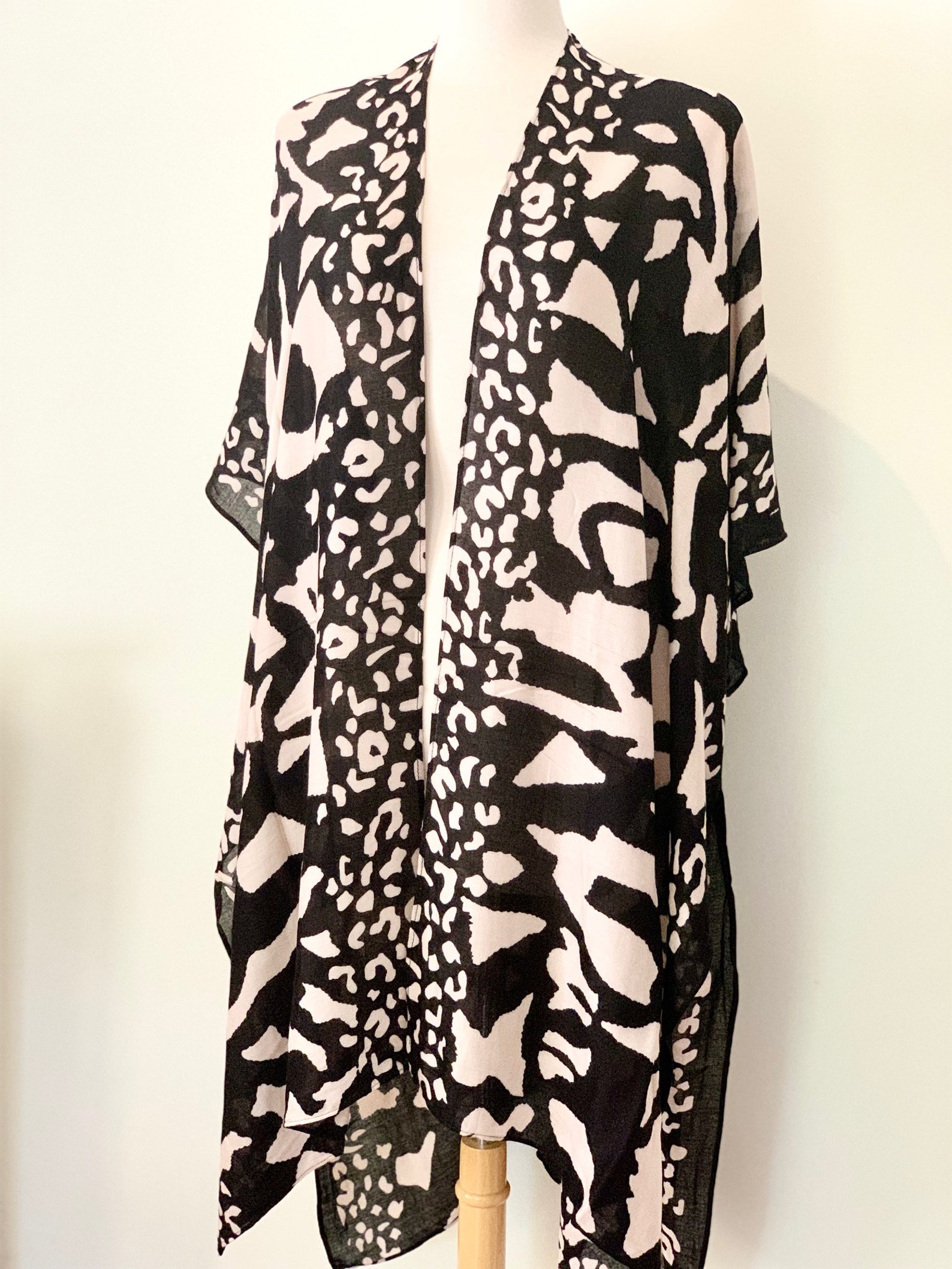 Linen Kimono Duster Kimono Wrap Cover up Beach Coverups Etsy