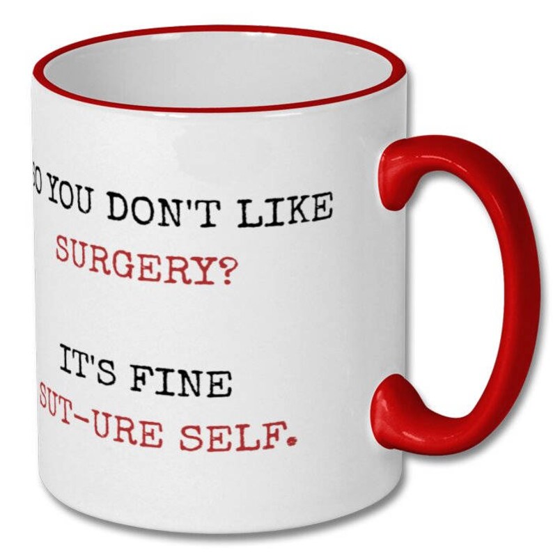 Funny surgery gift surgery puns surgery mug gift for Etsy