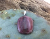 Fused opaque glass pendant recycled stain glass lamp glass variegated browns like sandstone natural colors made in Ajo, AZ