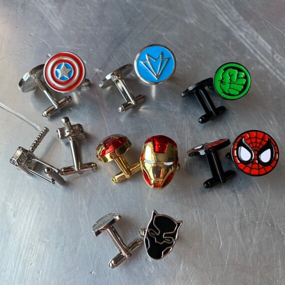 Marvel Inspired Incredible Hulk Character Metal Enamel Stud Earrings with Gift Box