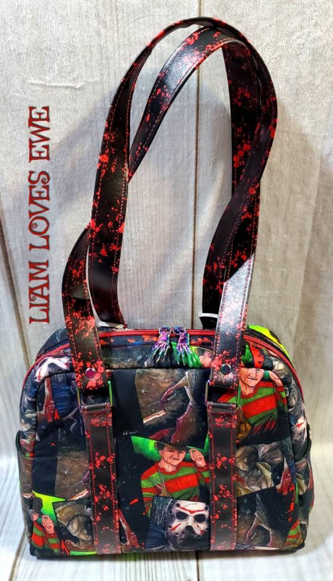 Zipper Top Shoulder Bag. Shoulder Purse. Zipper Top Purse. Purse With ...