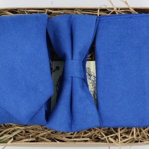 BLEU: Marseille Bleu Tie, Mens Accessory, Marseille Blue Wedding, Mens Gift Set, Electric Blue Tie, Blue Handkerchief, Bleu Necktie