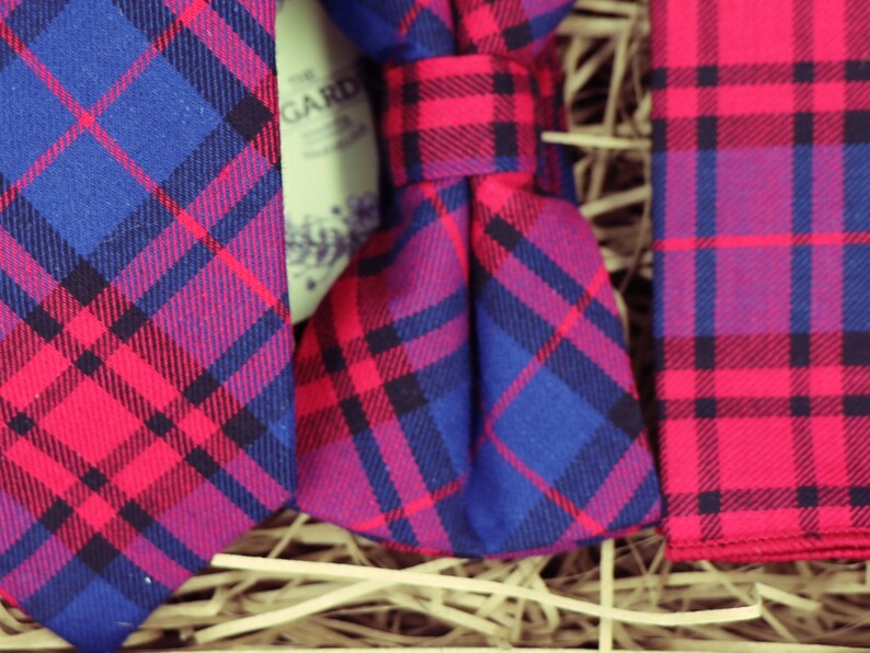 Ramsay Red Tartan Bow Tie main image 1