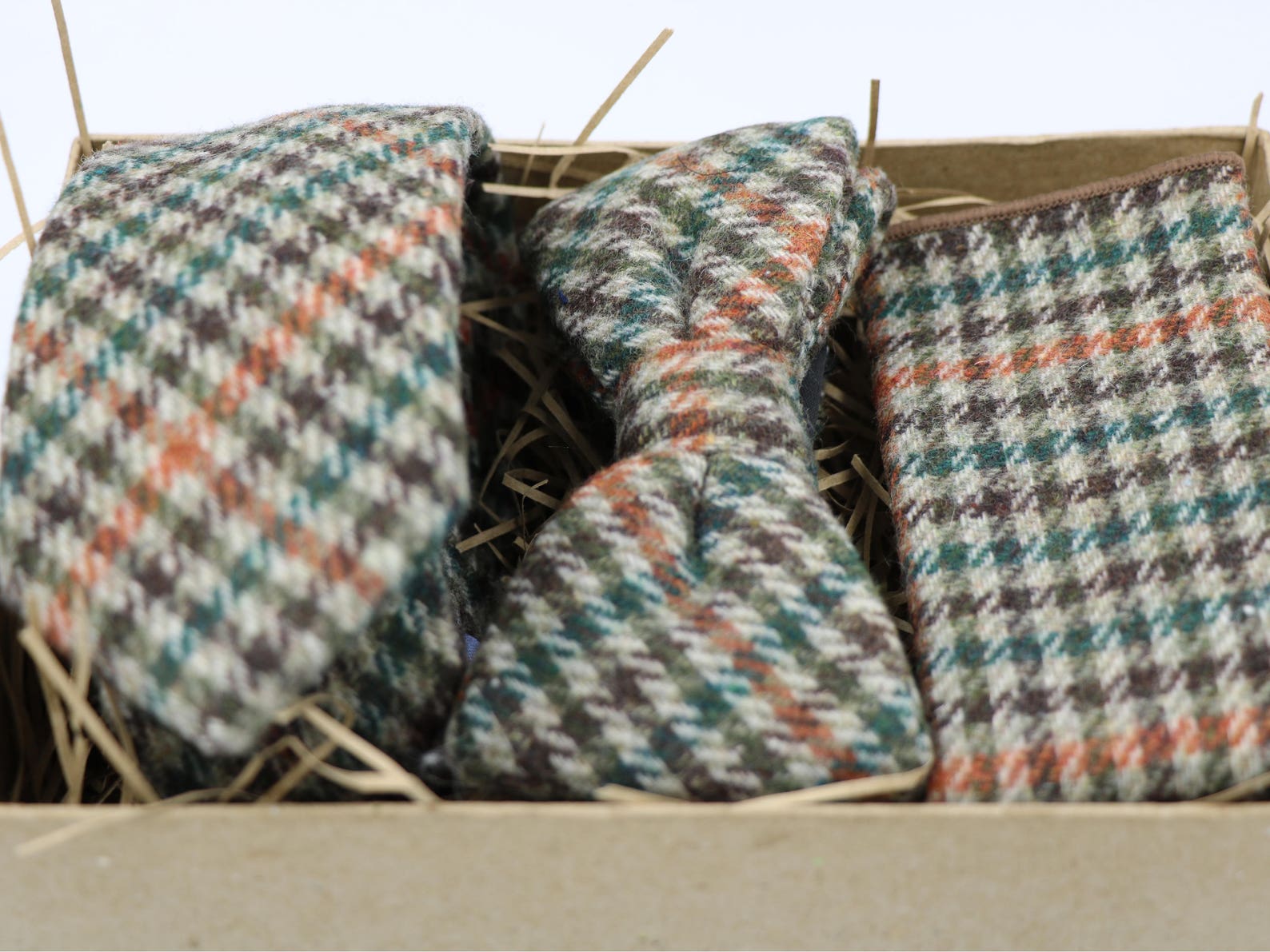 wool square tie