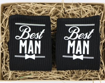 Herensokken, gepersonaliseerd cadeau bruidsjonker, sokken bruiloft