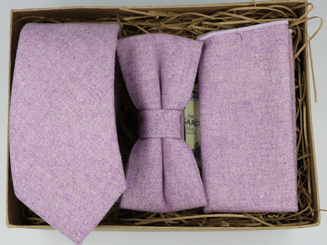 mens lilac shirt and tie sets