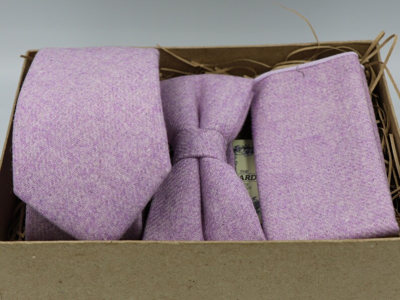 LIAM Lilac Tie Set Mens Necktie Gifts for Men Ties for Etsy