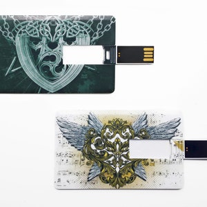 Credit card USB flash drive, 8 gb flash drive, USB gift box, flash drive USB 16gb, memory stick drive, tech gifts image 3