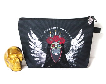 Sugar skull bag, Day of the dead purse, Dias los muertos gifts