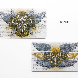 Credit card USB flash drive, 8 gb flash drive, USB gift box, flash drive USB 16gb, memory stick drive, tech gifts WINGS