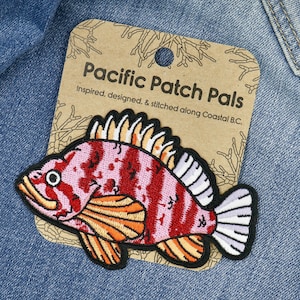 Embroidered Patch - Tiger Rockfish - 4.0&quot;