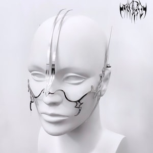 ARticle 0006 &#39;GRIMES&#39; | Facepiece | Headpiece | Metal Piece | Grimes | Wearable Art
