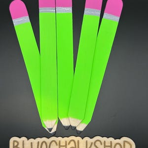 Pencil Flip Sticks | Classroom Management Lime Green