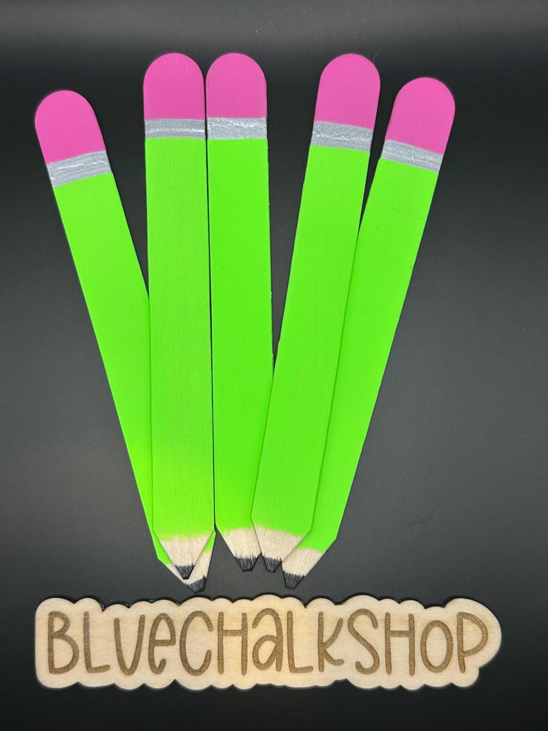 Pencil Flip Sticks | Classroom Management Lime Green