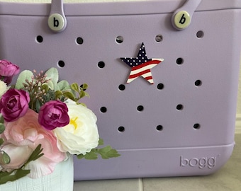 USA Star | Bogg Bag | Tote Charm | Bogg Charm