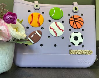 Large Sports Charm | Bogg Bag | Tote Charm | Bogg Bag Charm