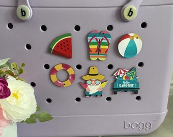 Summer Charm | Bogg Bag | Tote Charm | Bogg Charm | Bogg Accesories