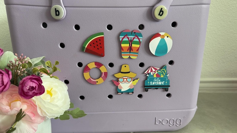Summer Charm | Bogg Bag | Tote Charm | Bogg Charm | Bogg Accesories bild 1