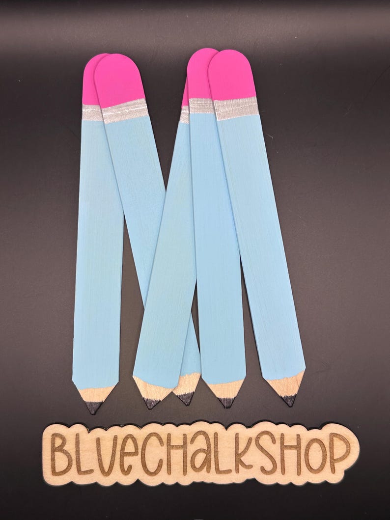 Pencil Flip Sticks | Classroom Management Baby Blue