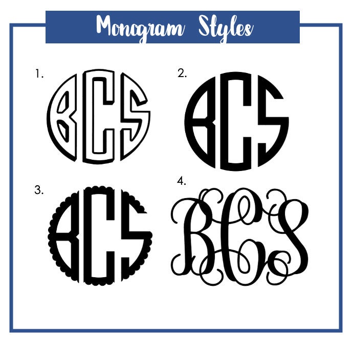 Sticker Monogram Texture Monogram Sticker Decal | Monogram Sticker | Laptop Sticker | Tumbler ...