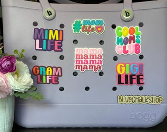Mom Life Charm | Bogg Bag | Tote Charm | Bogg Charm