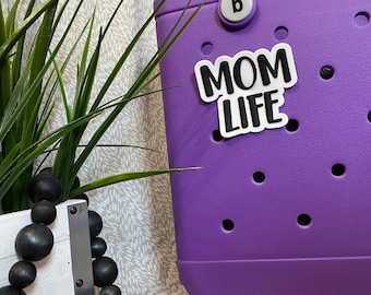Mom Life Charm | Bogg Bag | Tote Charm | Bogg Charm