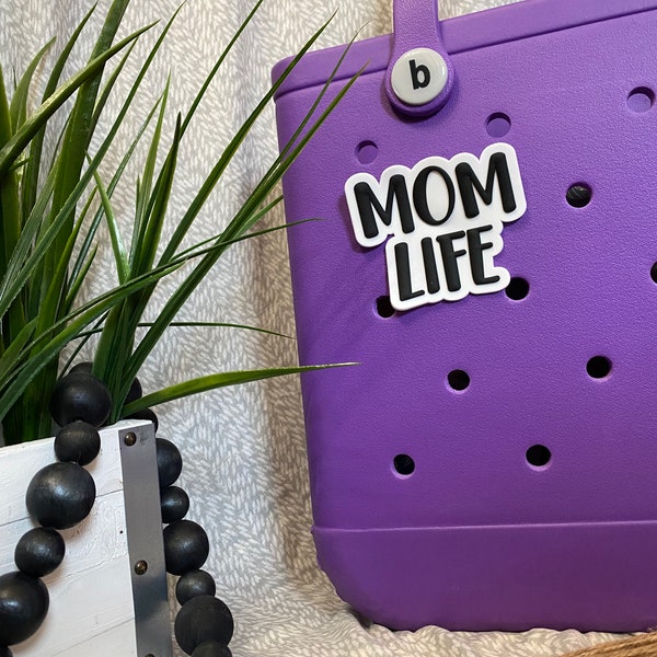 Mom Life Charm | Bogg Bag | Tote Charm | Bogg Charm