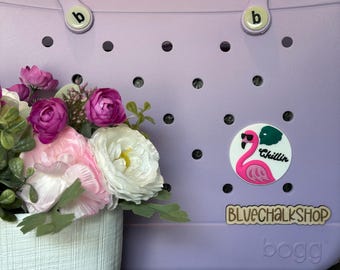Flamingo Charm | Bogg Bag | Tote Charm | Bogg Charm
