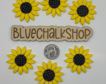1 pc Sunflower Charm | Bogg Bag | Tote Charm | Bogg Charm