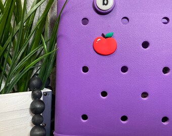 Apple Charm | Bogg Bag | Tote Charm | Bogg Charm