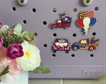 USA Trucks | Bogg Bag | Tote Charm | Bogg Charm | Bogg Bag Accessory