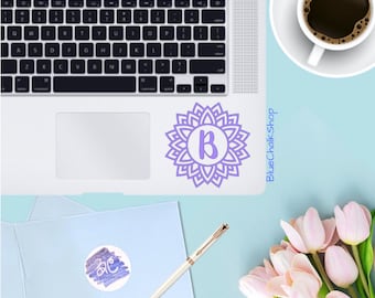 Mandala Initial Sticker | Mandala Sticker | Mandala Decal | Owner Favorite | Zen | Custom Sticker | Initial Sticker | Initial Decal