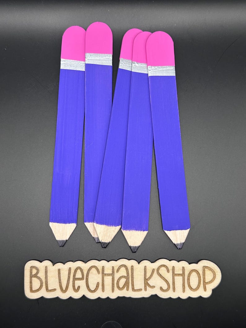 Pencil Flip Sticks | Classroom Management Purple