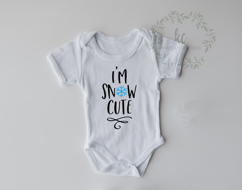 Download I'm Snow Cute Svg Christmas Svg Christmas Onesie Svg | Etsy